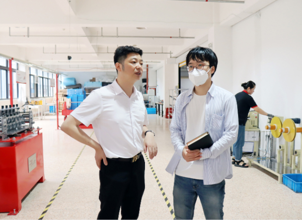 欢迎信邦电子有限公司一行领导莅临中燕新能源验厂指导