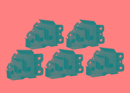 轨道产品注塑件